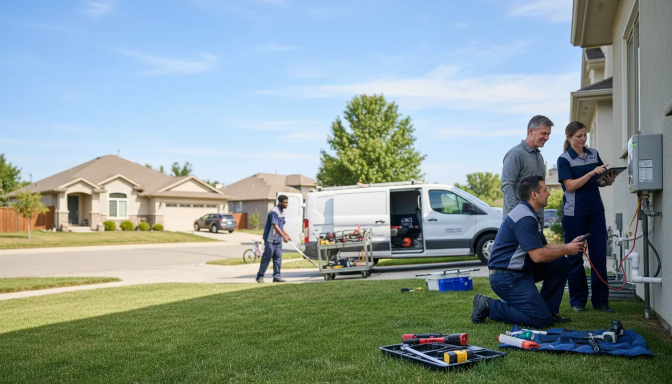 Tankless water heater service in Gardner, IL